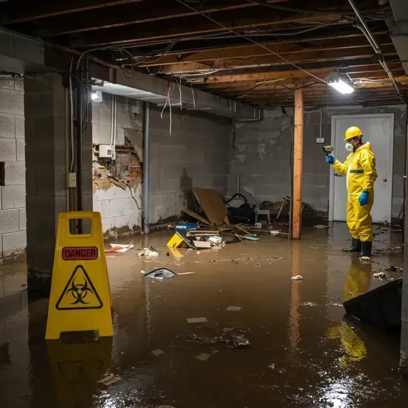 Flooded Basement Electrical Hazard in Doniphan, MO Property